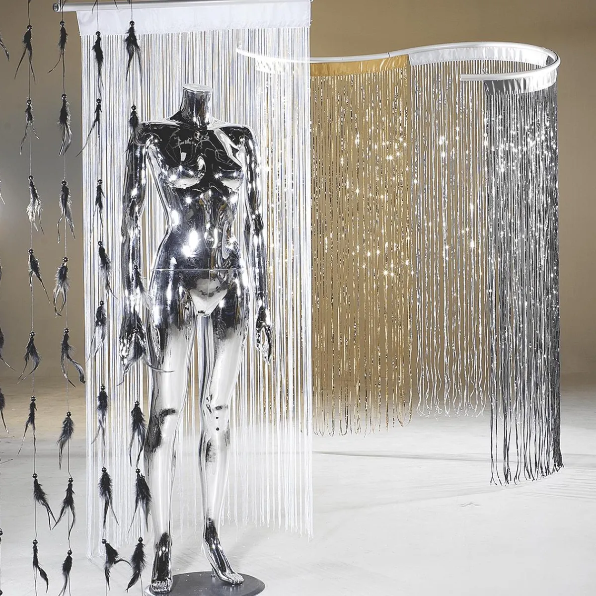 Rideau De Fils , 200 X 90 Cm-DecoWoerner New