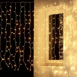 Rideau Lumineux Professionnel à LED Système IP20, 300 LED, 150 X 200 Cm, Sans Cable-DecoWoerner Online