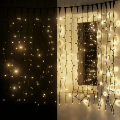 Rideau Lumineux Professionnel à LED Clignotant Système IP67, 300 LED, 150 X 200 Cm-DecoWoerner Sale