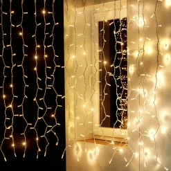 Rideau Lumineux Professionnel Clignotant à LED Système IP67 200 X 150 Cm-DecoWoerner Discount