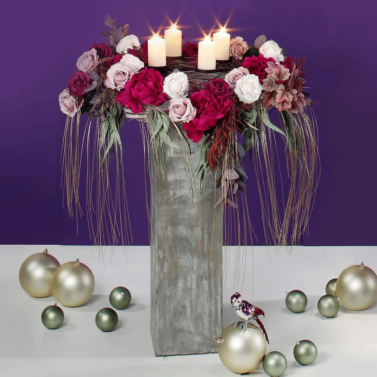 Artificielle, 68 Cm, Mauve-DecoWoerner Clearance