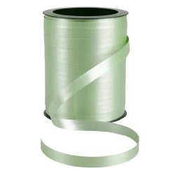 Ruban à Friser Pastel, 10 Mm, 150 M, Sauge-DecoWoerner Discount