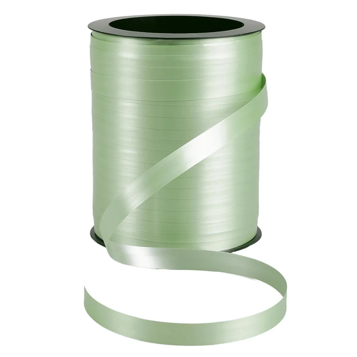 Ruban à Friser Pastel, 10 Mm, 150 M, Sauge-DecoWoerner Discount