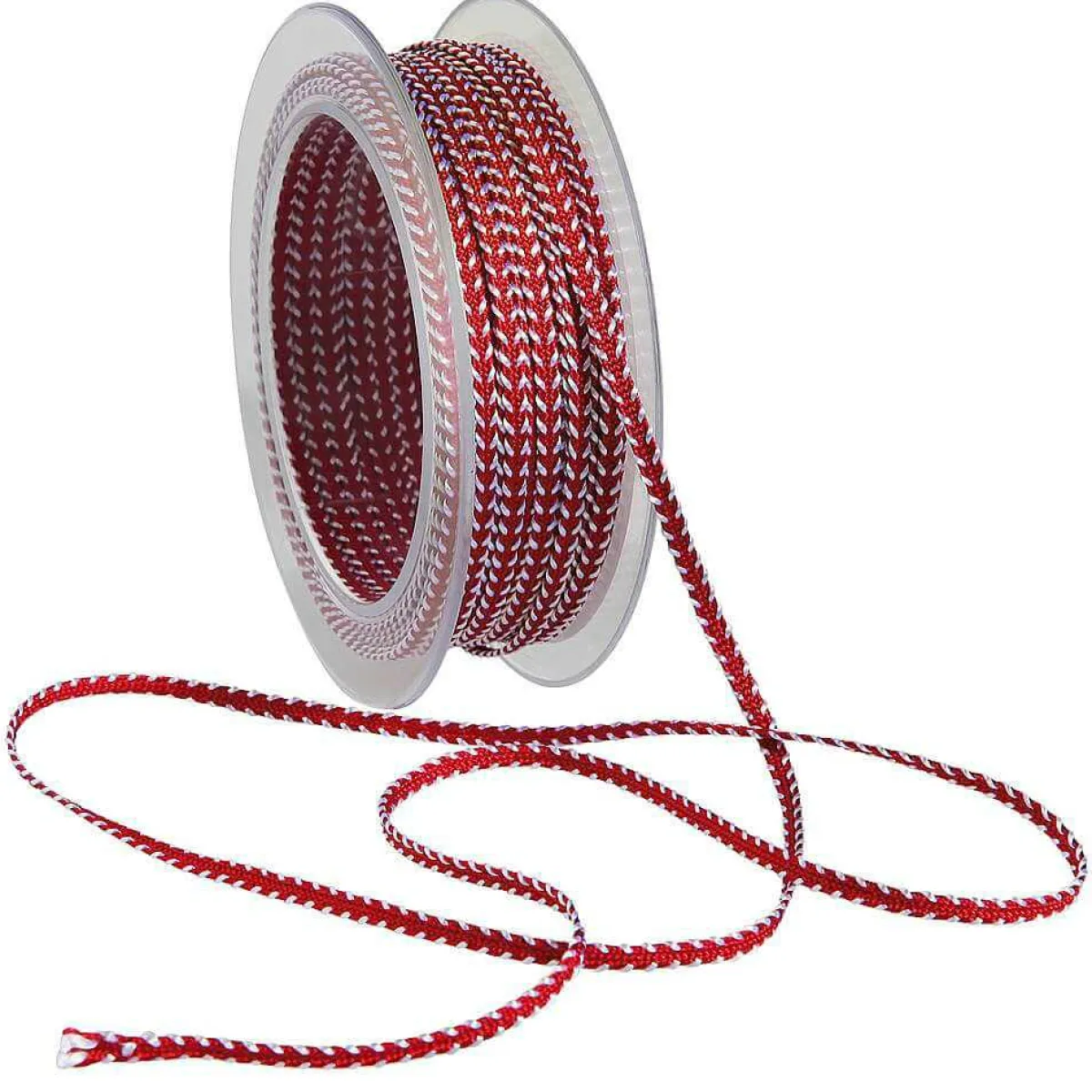 Ruban Cadeau Cordon / Blanc 4 Mm 15 M-DecoWoerner Discount