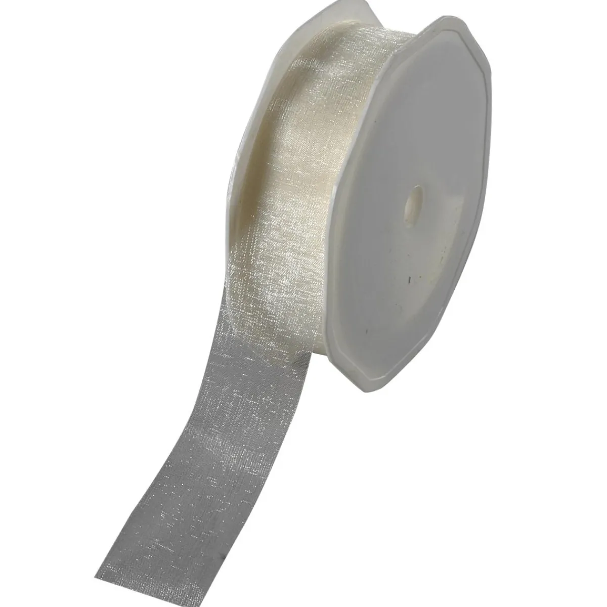 Ruban Crêpe De Chine 25 Mm, 25 M, Crème-DecoWoerner Outlet