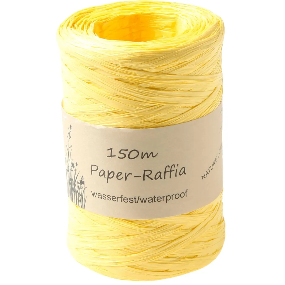Ruban De Raphia écologique En Matériau Dégradable 7 Mm 150 M-DecoWoerner Hot