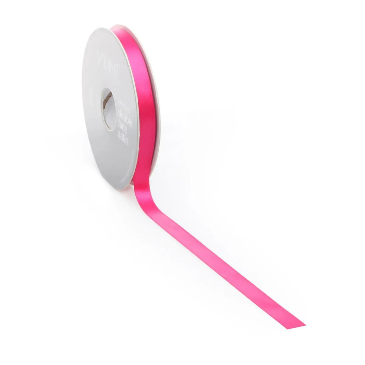 Ruban De Satin, 10 Mm X 25m Pink-DecoWoerner Clearance