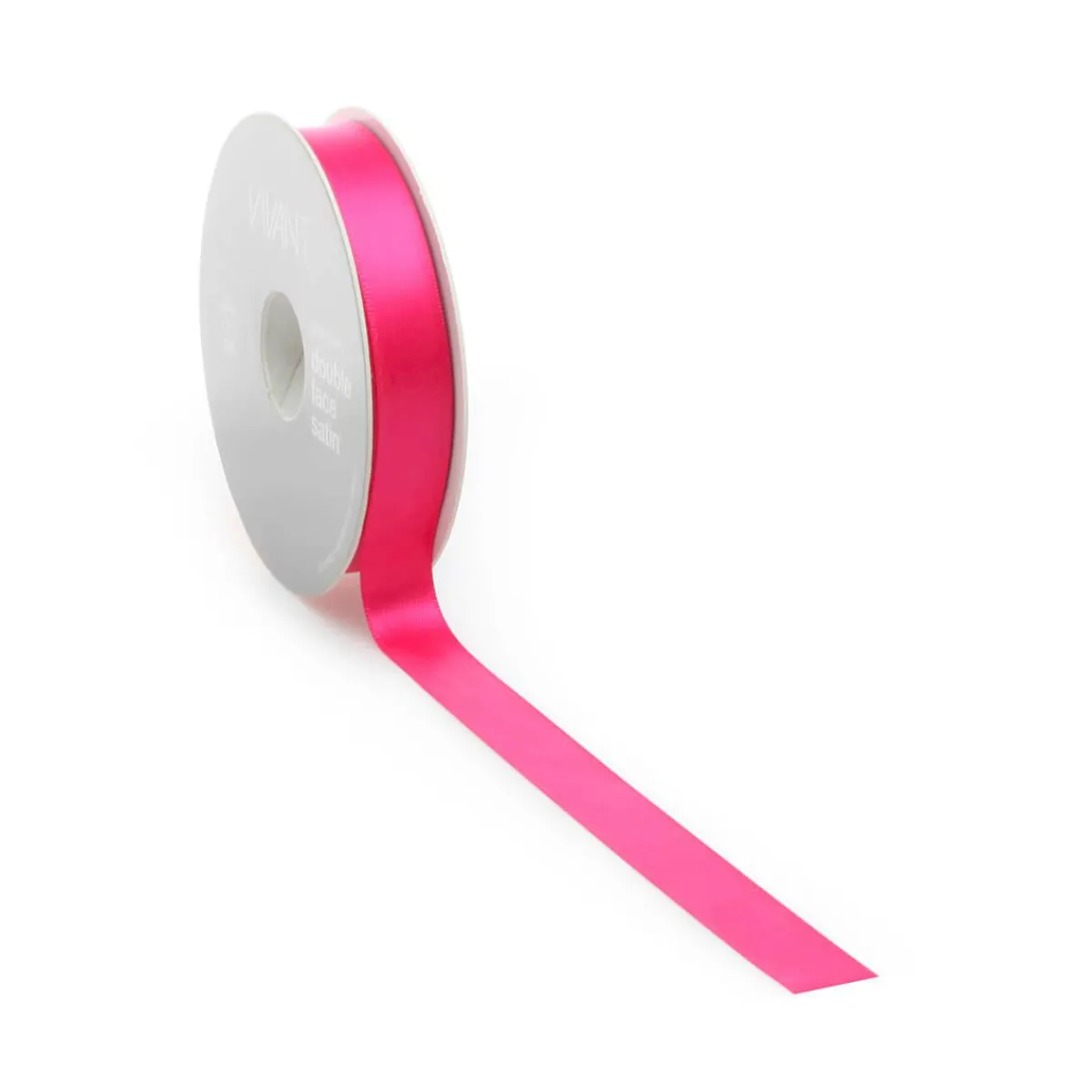 Ruban De Satin, 25 Mm X 25m Pink-DecoWoerner Outlet