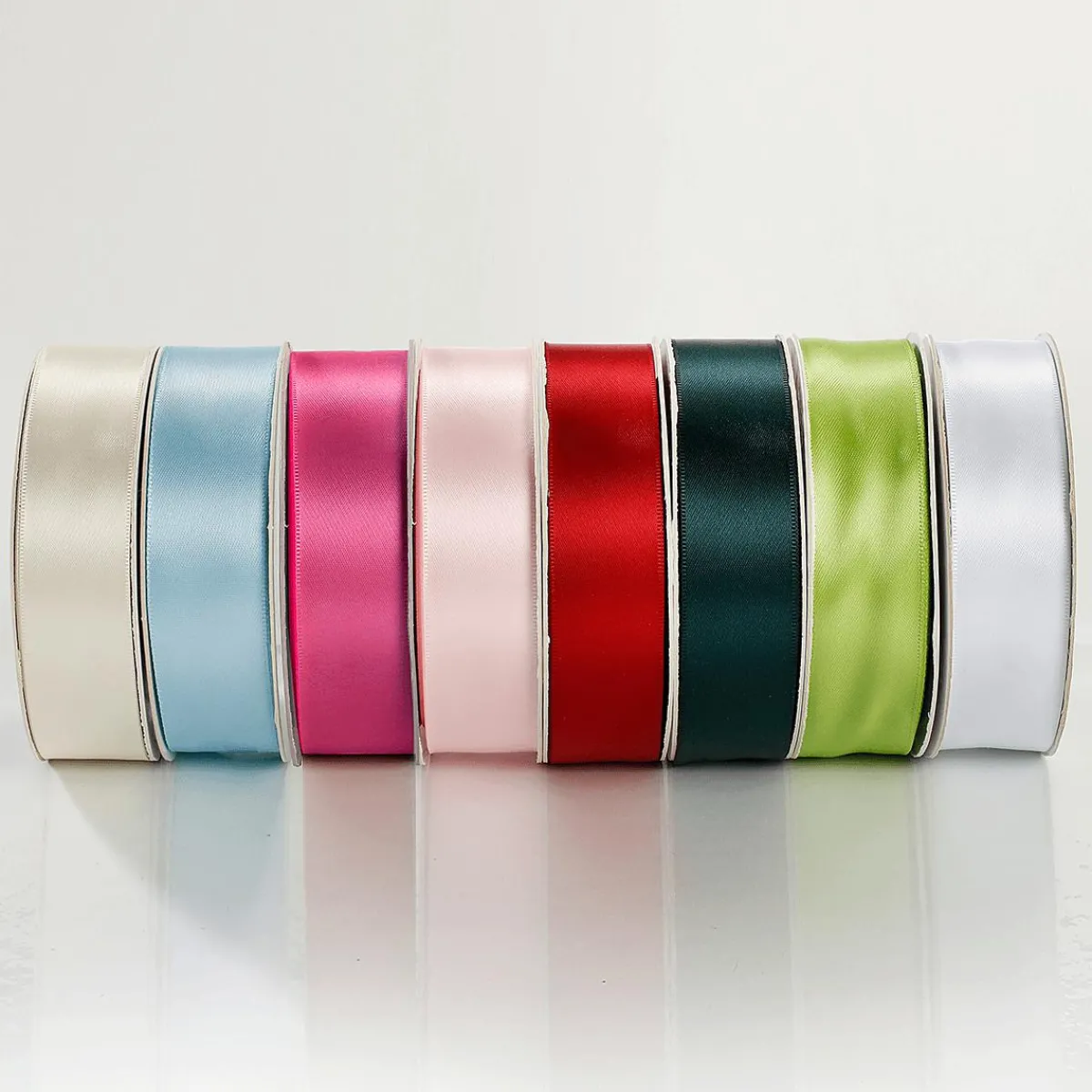 Ruban De Satin, 25 Mm X 25m Pink-DecoWoerner Outlet