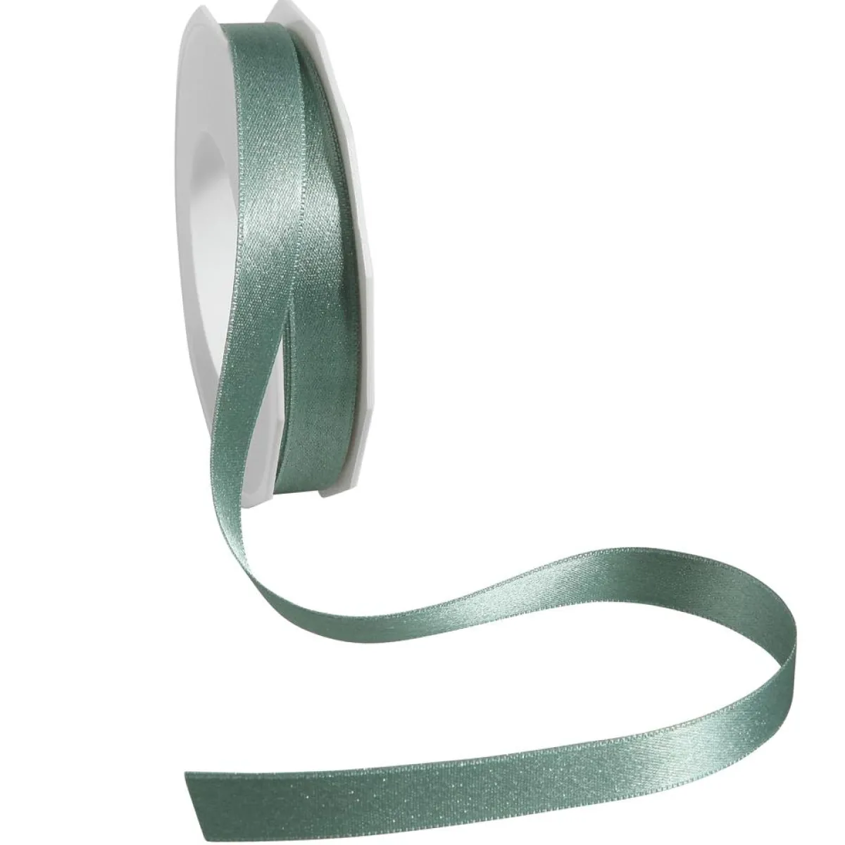 Ruban De Satin à Paillettes, 15 Mm, 20 M, Menthe-DecoWoerner Discount