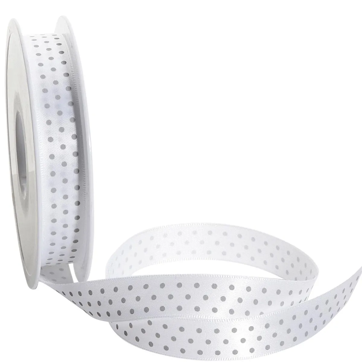 Ruban De Satin à Pois, 15mm/20m,-DecoWoerner Sale