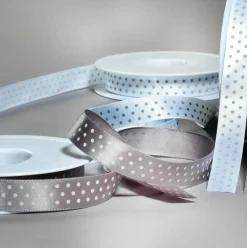 Ruban De Satin à Pois, 15mm/20m,-DecoWoerner Sale