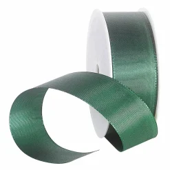 Ruban De Taffetas Avec Lisière Tissée 40 Mm, 50 M, Foncé-DecoWoerner Online