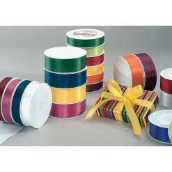 Ruban De Taffetas Avec Lisière Tissée 40 Mm, 50 M, Foncé-DecoWoerner Online