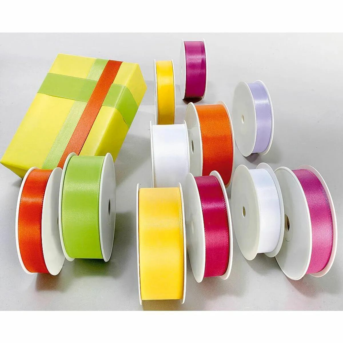 Ruban De Taffetas Avec Lisière Tissée 40 Mm, 50 M,-DecoWoerner Discount
