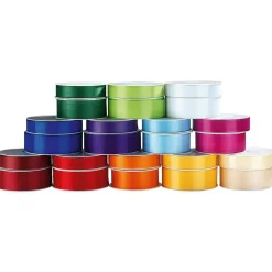 Ruban De Taffetas Avec Lisière Tissée 40 Mm, 50 M, Crème-DecoWoerner New