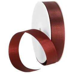 Ruban De Taffetas Avec Lisière Tissée 15 Mm, 50 M Bordeaux-DecoWoerner Discount