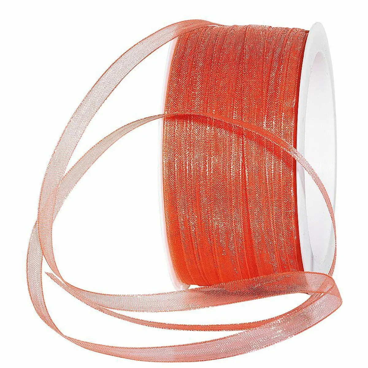 Ruban En Crêpe De Chine à Lisière, Larg. 6 Mm, Pink-DecoWoerner Hot