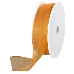 Ruban En Crêpe De Chine Avec Fil De Fer Larg. 25 Mm-DecoWoerner Best