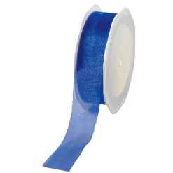 Ruban En Crêpe De Chine Foncé Larg. 25 Mm-DecoWoerner New