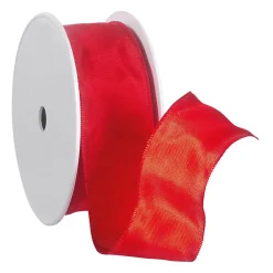 Ruban En Tissu Av. Bord En Fil De Fer, , Larg. 40 Mm-DecoWoerner New