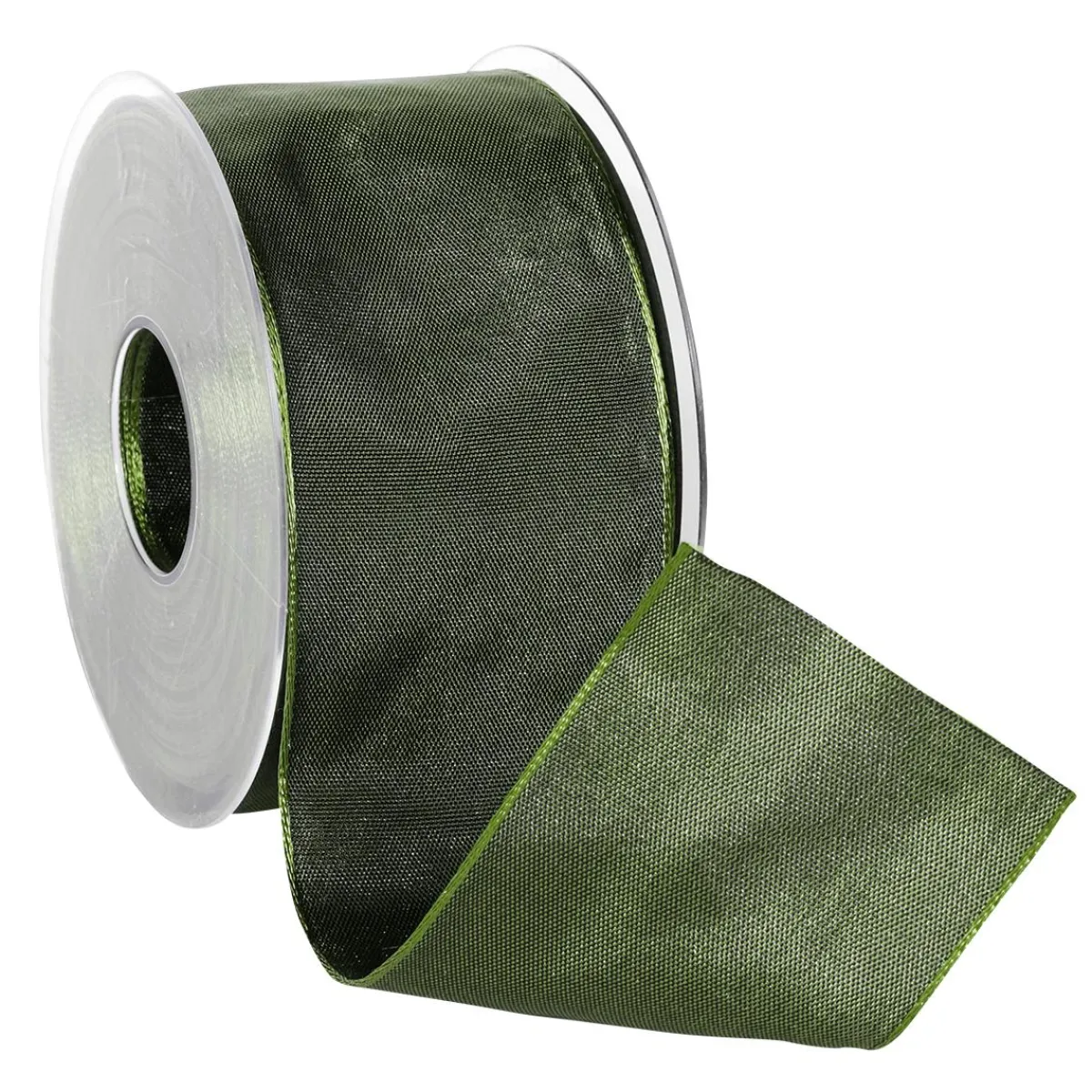 Ruban En Tissu Av. Bord En Fil De Fer, Foncé, Larg. 60 Mm-DecoWoerner Sale