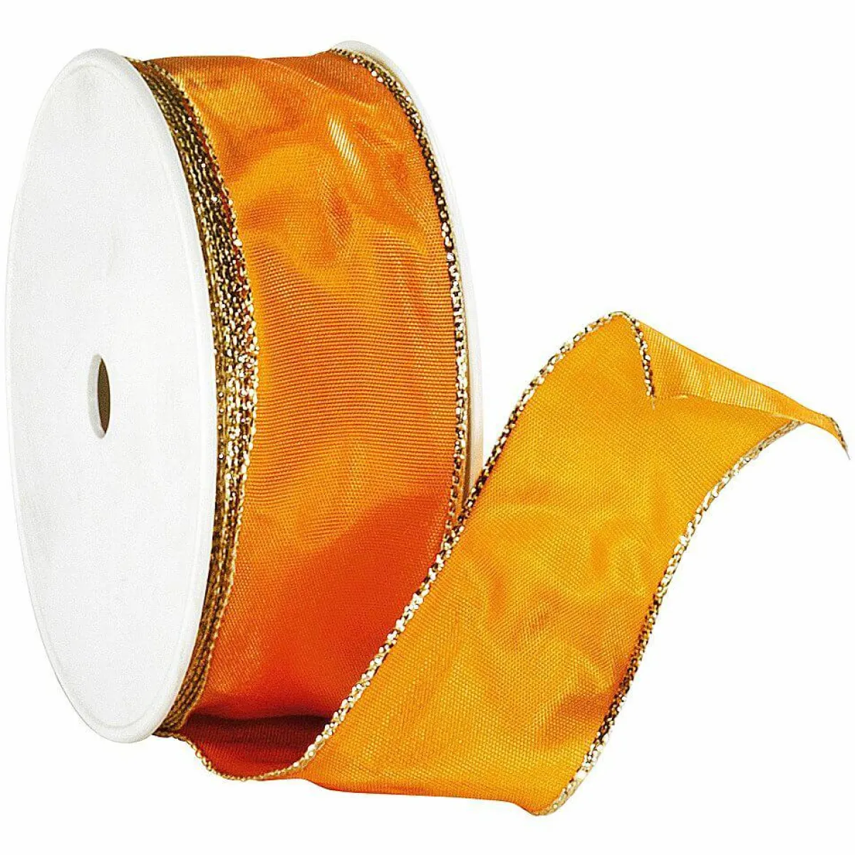 Ruban En Tissu Avec Bord Doré, 40 Mm, 25 M,-DecoWoerner Sale