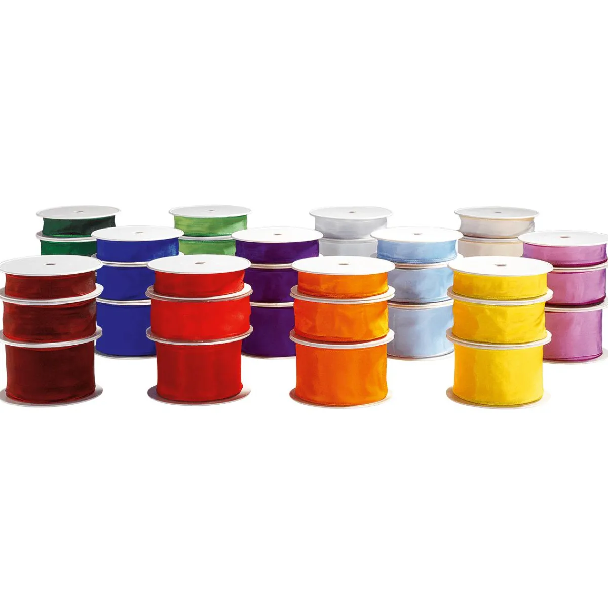 Ruban En Tissu Avec Bord En Fil De Fer, , Larg. 60 Mm-DecoWoerner Hot