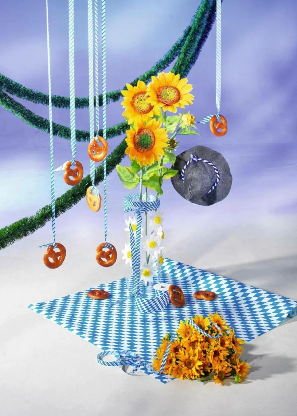 Ruban En Tissu "Bavière" 15 Mm 25 M-DecoWoerner Online