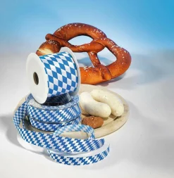Ruban En Tissu "Bavière" 70 Mm 25 M-DecoWoerner Best