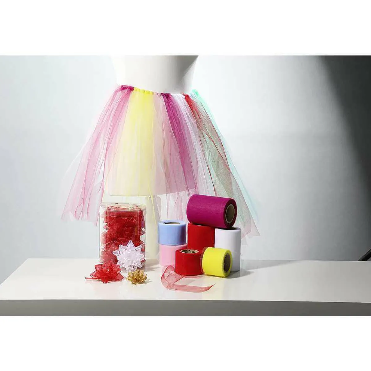 Ruban En Tulle Larg. 50 Mm, Clair-DecoWoerner Discount