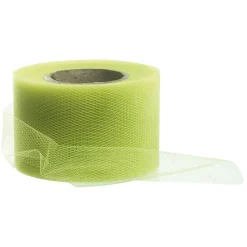Ruban En Tulle Larg. 50 Mm, Clair-DecoWoerner