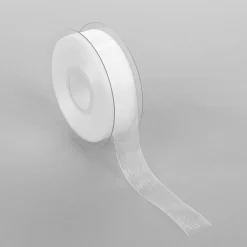 Ruban Mousseline Avec Lisière 25mm X 50m-DecoWoerner New