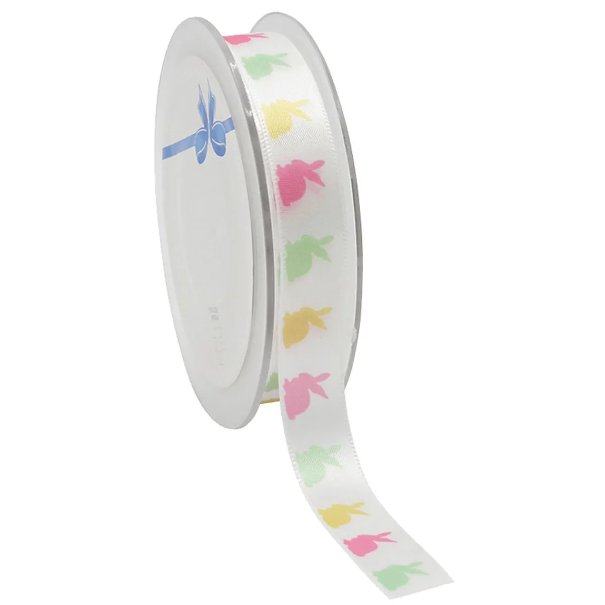 Ruban Satin Lapin De Pâques 15 Mm X 25 M-DecoWoerner Clearance