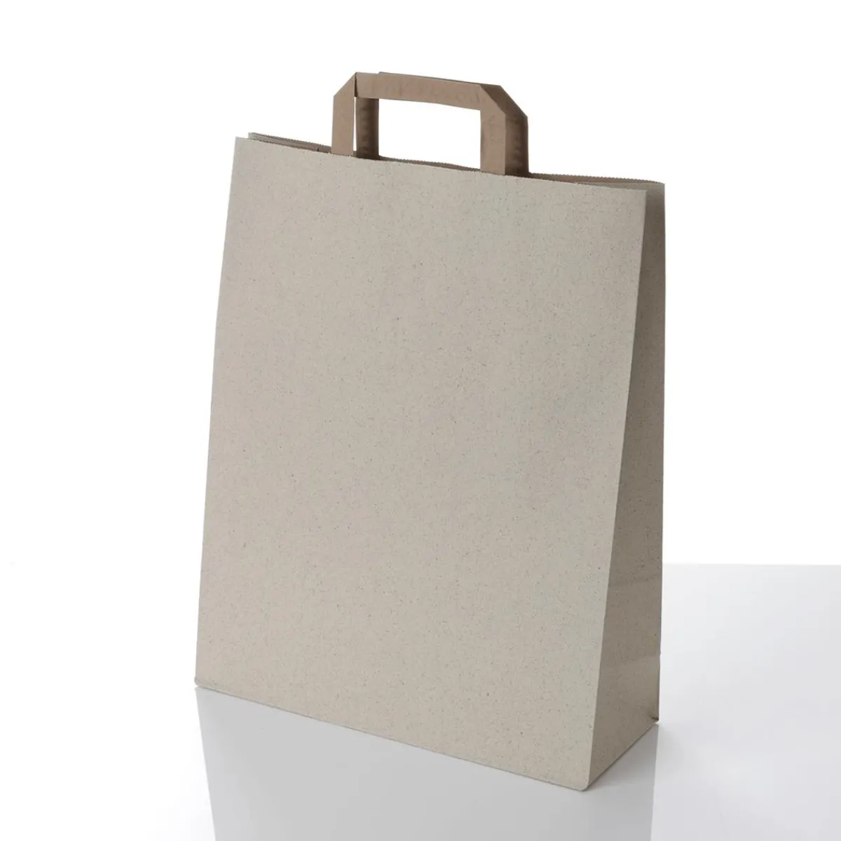 Sac à Poignée En Papier à Base D’herbe 32 X 40 Cm-DecoWoerner Online