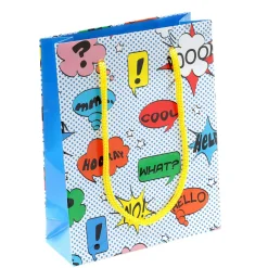 Sac Cadeau "Comic" 20 X 16 Cm-DecoWoerner Sale