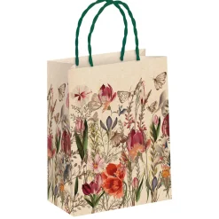 Sac Cadeau "Flower Garden" 18 X 24 X 8 Cm 10 Pièces-DecoWoerner Online