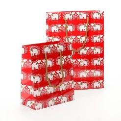 Sac Cadeau Ours Polaire Set De 12 Pièces 33,5 X 24 X 10 Cm, 150 Gr/m².-DecoWoerner Hot