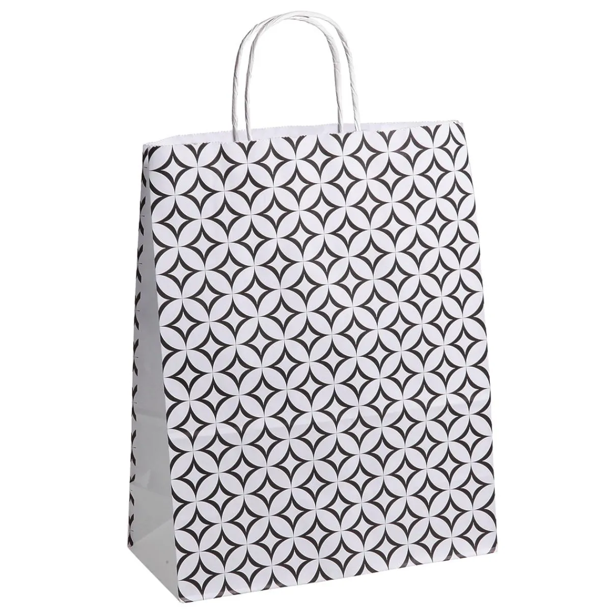 Sac En Papier Kraft "Ornement" 28 X 22 X 10 Cm-DecoWoerner Hot