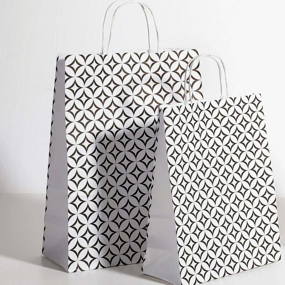 Sac En Papier Kraft "Ornement" 28 X 22 X 10 Cm-DecoWoerner Hot