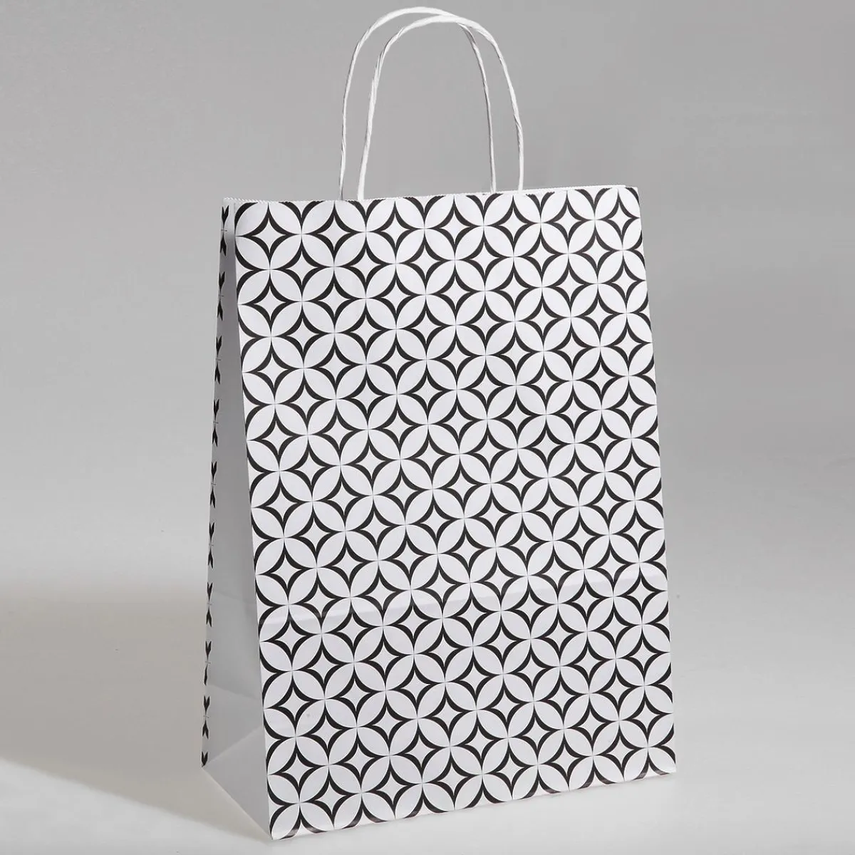 Sac En Papier Kraft "Ornement" 35 X 26 X 12 Cm-DecoWoerner