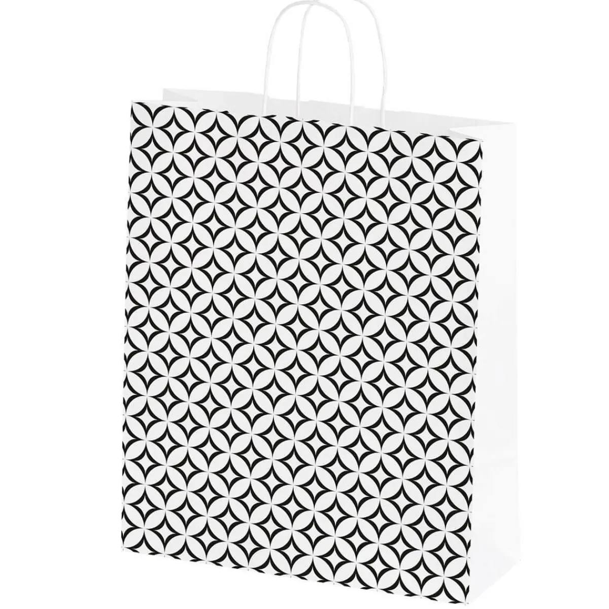 Sac En Papier Kraft "Ornement" 35 X 26 X 12 Cm-DecoWoerner