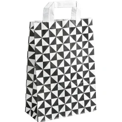 Sac En Papier Kraft "Triangle" 31 X 22 Cm-DecoWoerner Online