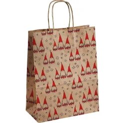 Sac En Papier "Lutin" 24 X 31 X 12 Cm 50 Pces-DecoWoerner New