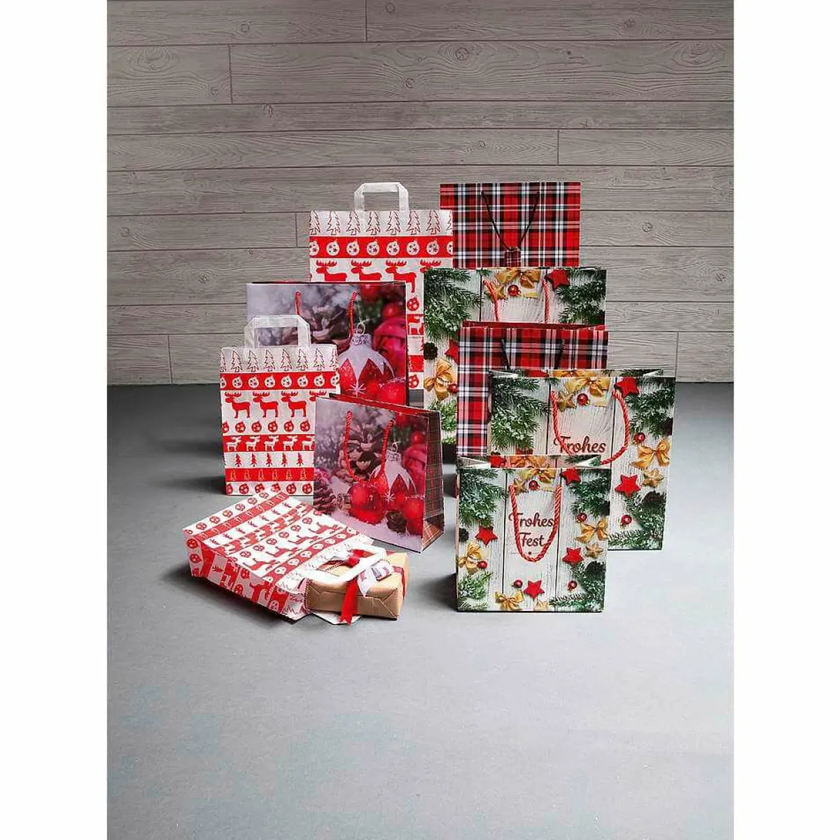 Sac En Papier "Norvège" 28 X 22 Cm-DecoWoerner Discount