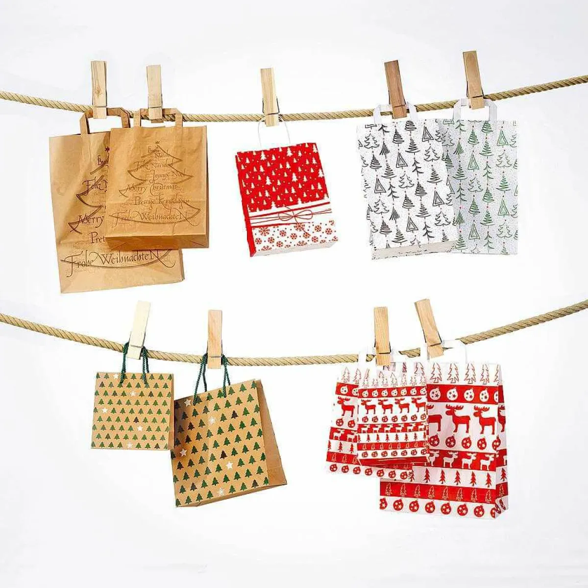 Sac En Papier "Norvège" 40 X 32 Cm-DecoWoerner New