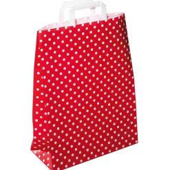Sac En Papier "pois" 40 X 32 Cm 50 Pièces-DecoWoerner Outlet