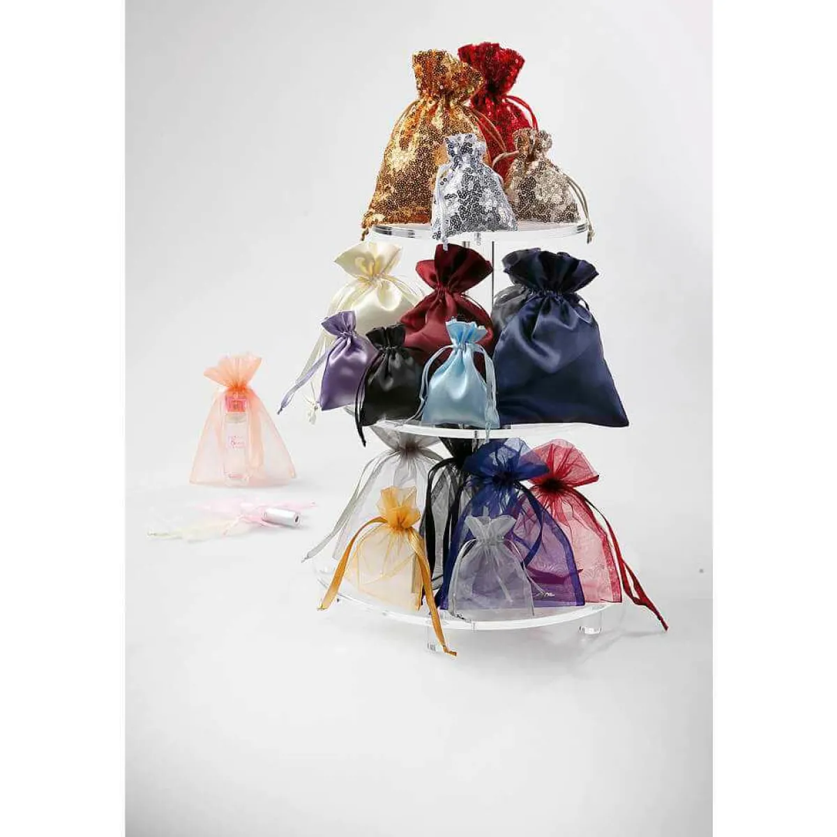 Sachet En Organza 10 Cm, 50 Pces,-DecoWoerner Online
