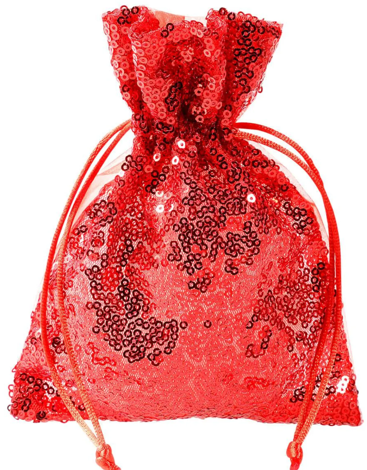 Sachet En Organza à Paillettes 18 Cm, 10 Pces,-DecoWoerner Outlet