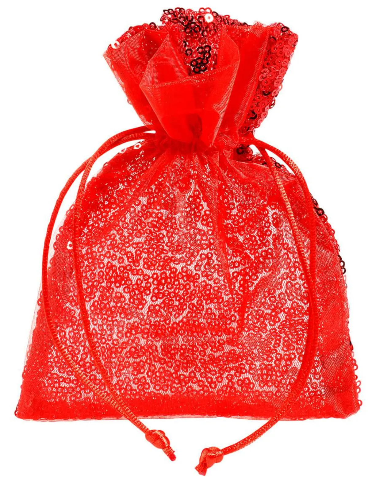 Sachet En Organza à Paillettes 18 Cm, 10 Pces,-DecoWoerner Outlet
